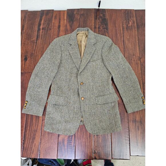 American Craftmens wool harris tweed blazer mens size 38s - Picture 1 of 9